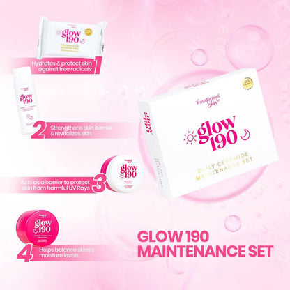HonestGlow 190 Transformed Skin Daily Ceramide Maintenance Set