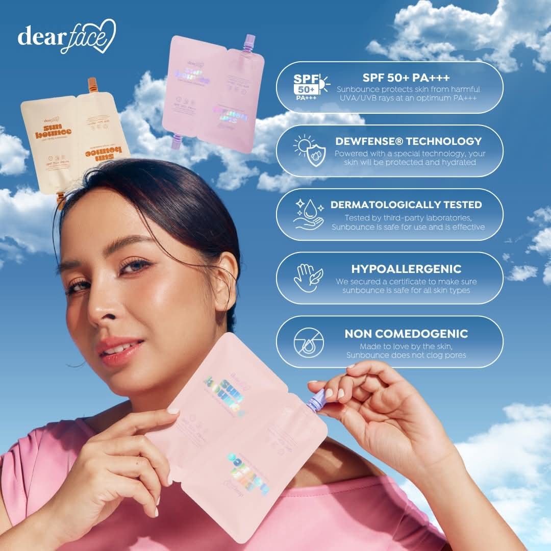 Dear Face Sunbounce Daily Tinted Sunscreen 50g