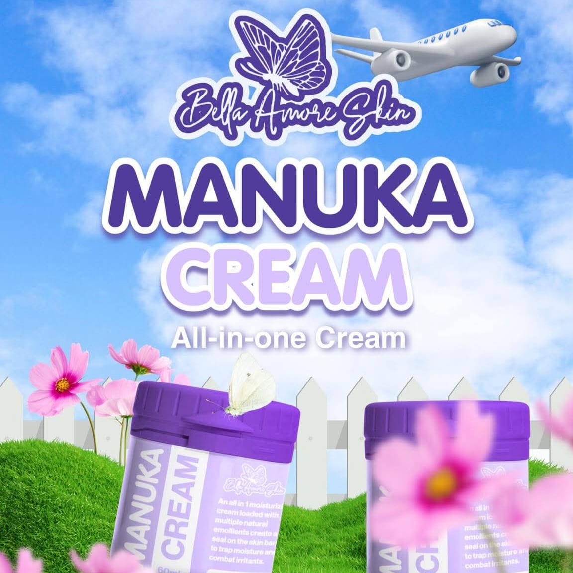 Bella Amore Skin Manuka Cream 60ml