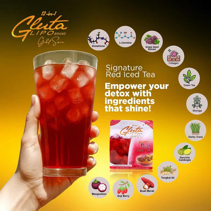 GlutaLipo Red Iced Tea