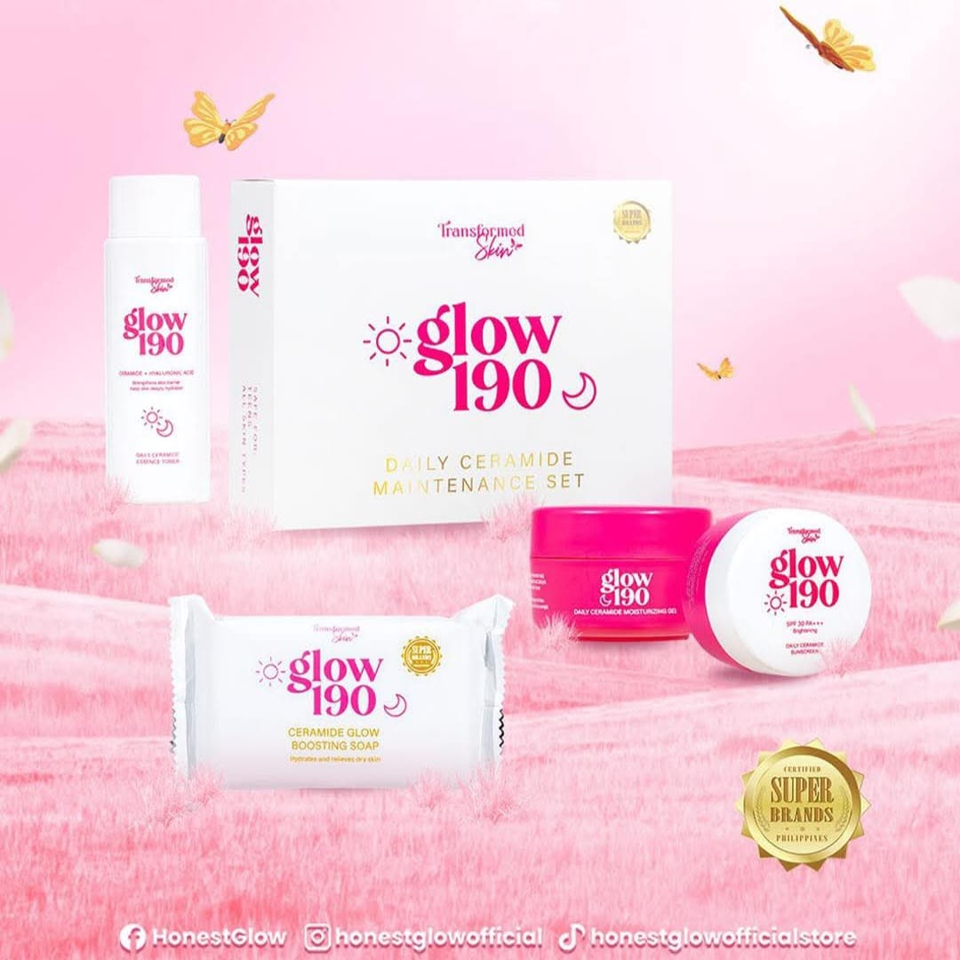 HonestGlow 190 Transformed Skin Daily Ceramide Maintenance Set