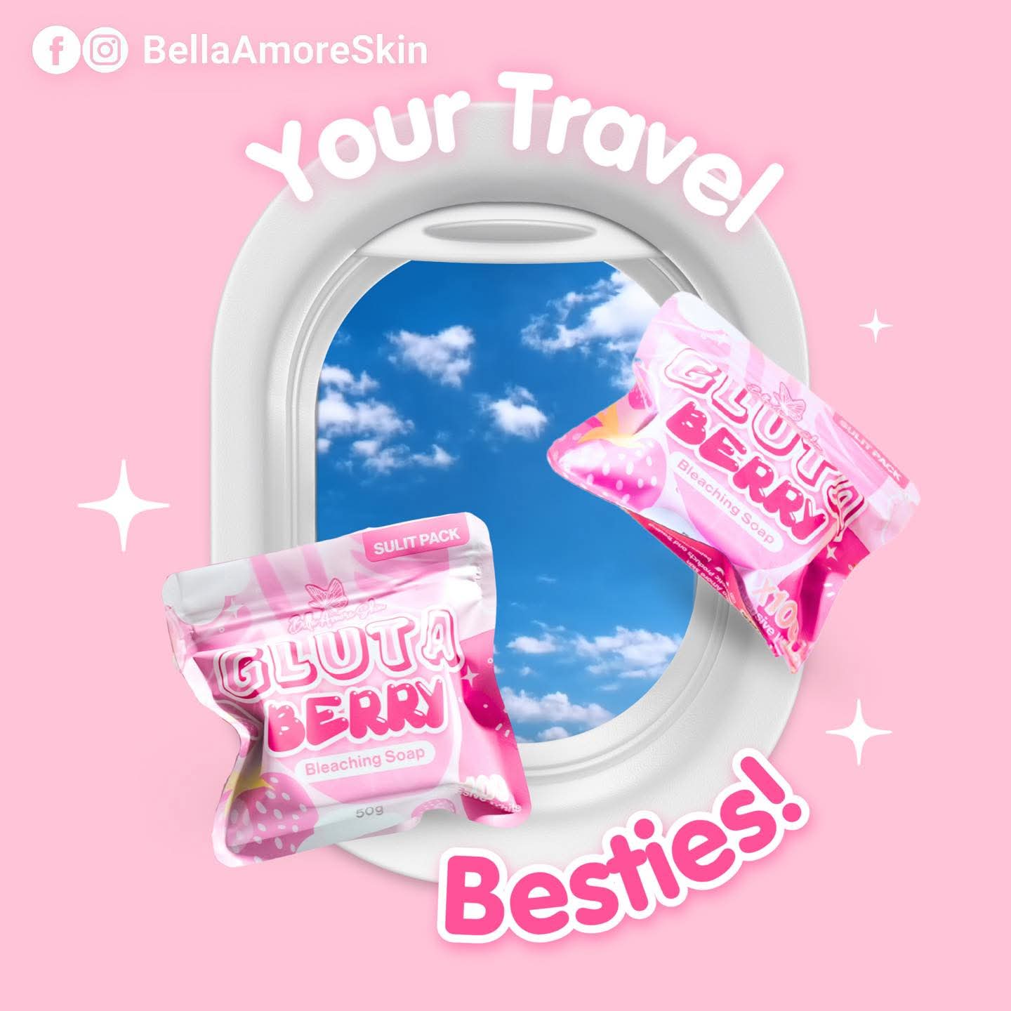 Bella Amore Skin Gluta Berry Bleaching Soap 50g