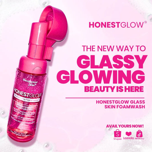 HonestGlow Glass Skin Foam Wash 60ml