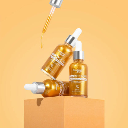 HonestGlow 24k Gold Papaya Serum 30ml