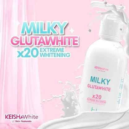 Keisha White Milky Gluta White Premium Lotion SPF50 250ml