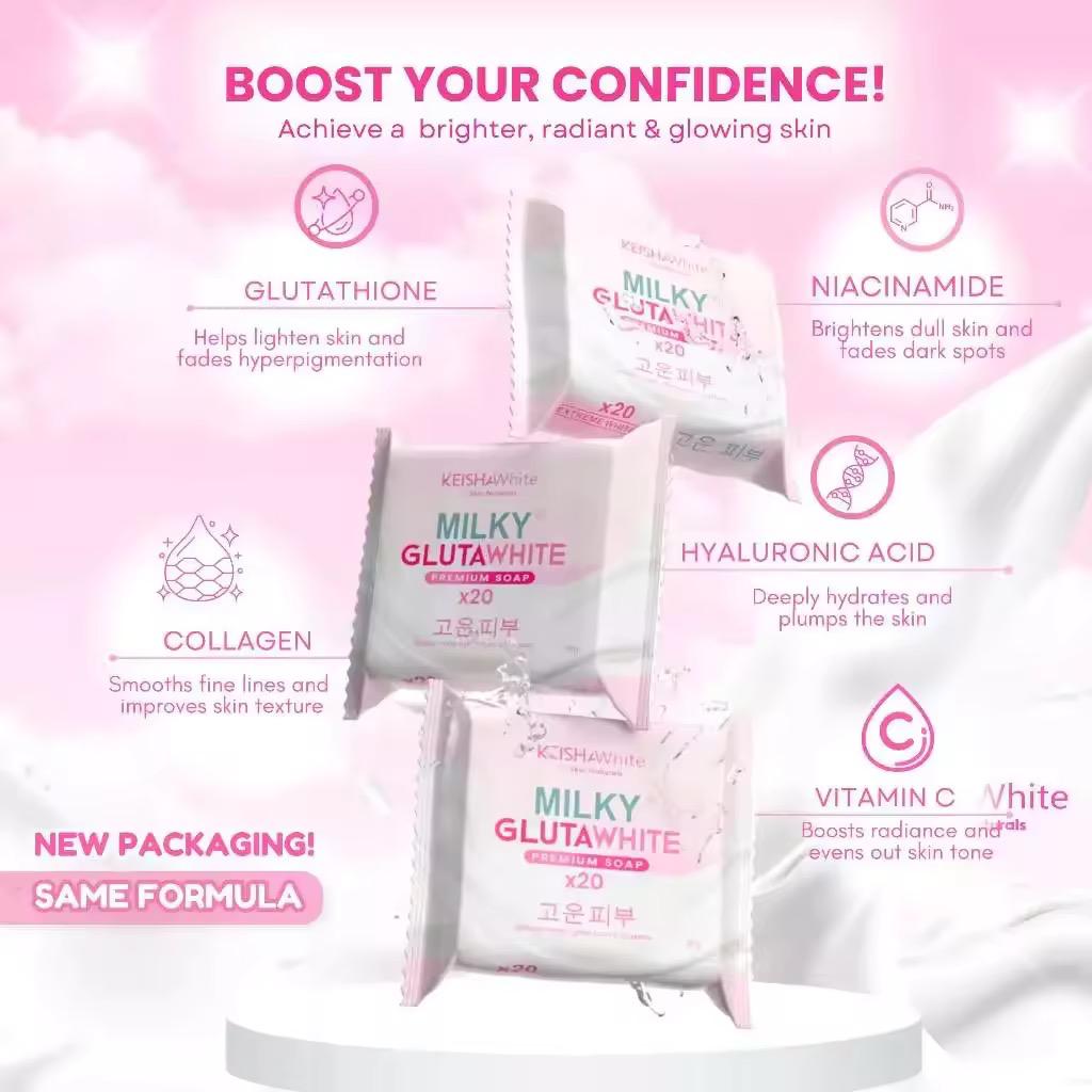 Keisha White Milky Gluta White Soap 70g