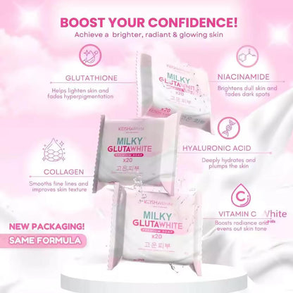 Keisha White Milky Gluta White Soap 70g