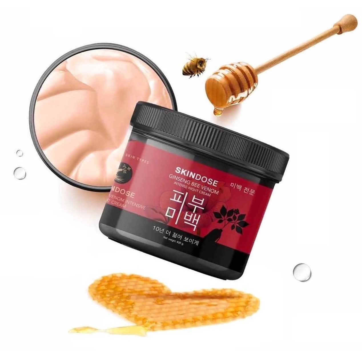 SkinDose Ginseng Bee Venom Intense Night Cream 400ml