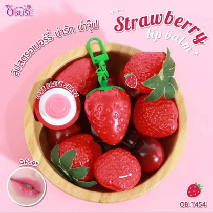 Obuse Strawberry Lip Balm