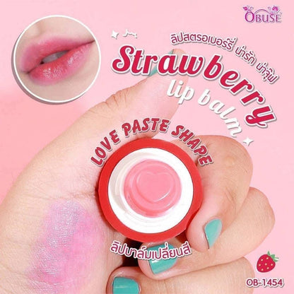 Obuse Strawberry Lip Balm