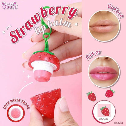 Obuse Strawberry Lip Balm