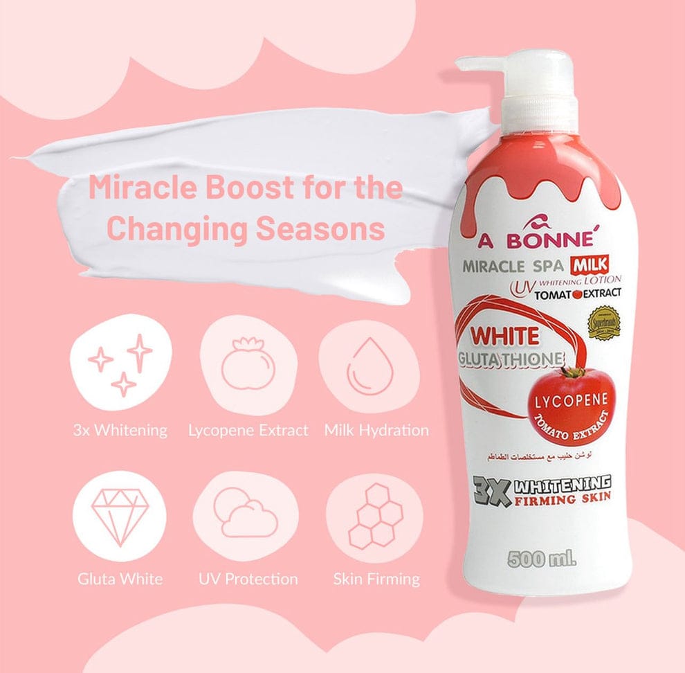A Bonne' Miracle Spa Milk Lotion with Tomato Extract 500ml