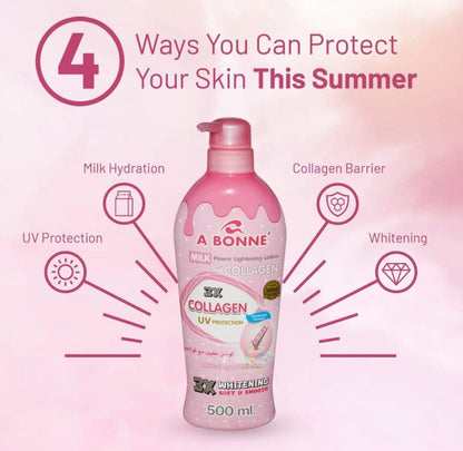 A Bonne’ Milk Power Lightening Lotion with Collagen 500ml