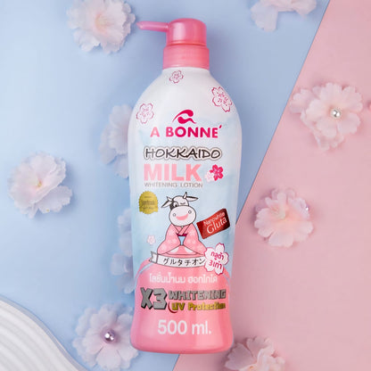 A Bonne’ Hokkaido Milk Whitening Lotion 500 ml