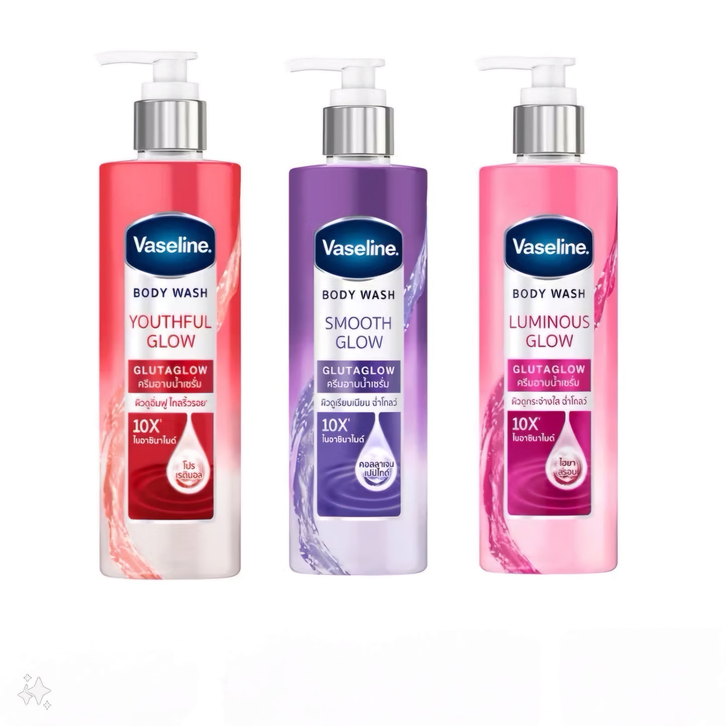 Vaseline Body Wash - Smooth Glow 400ml