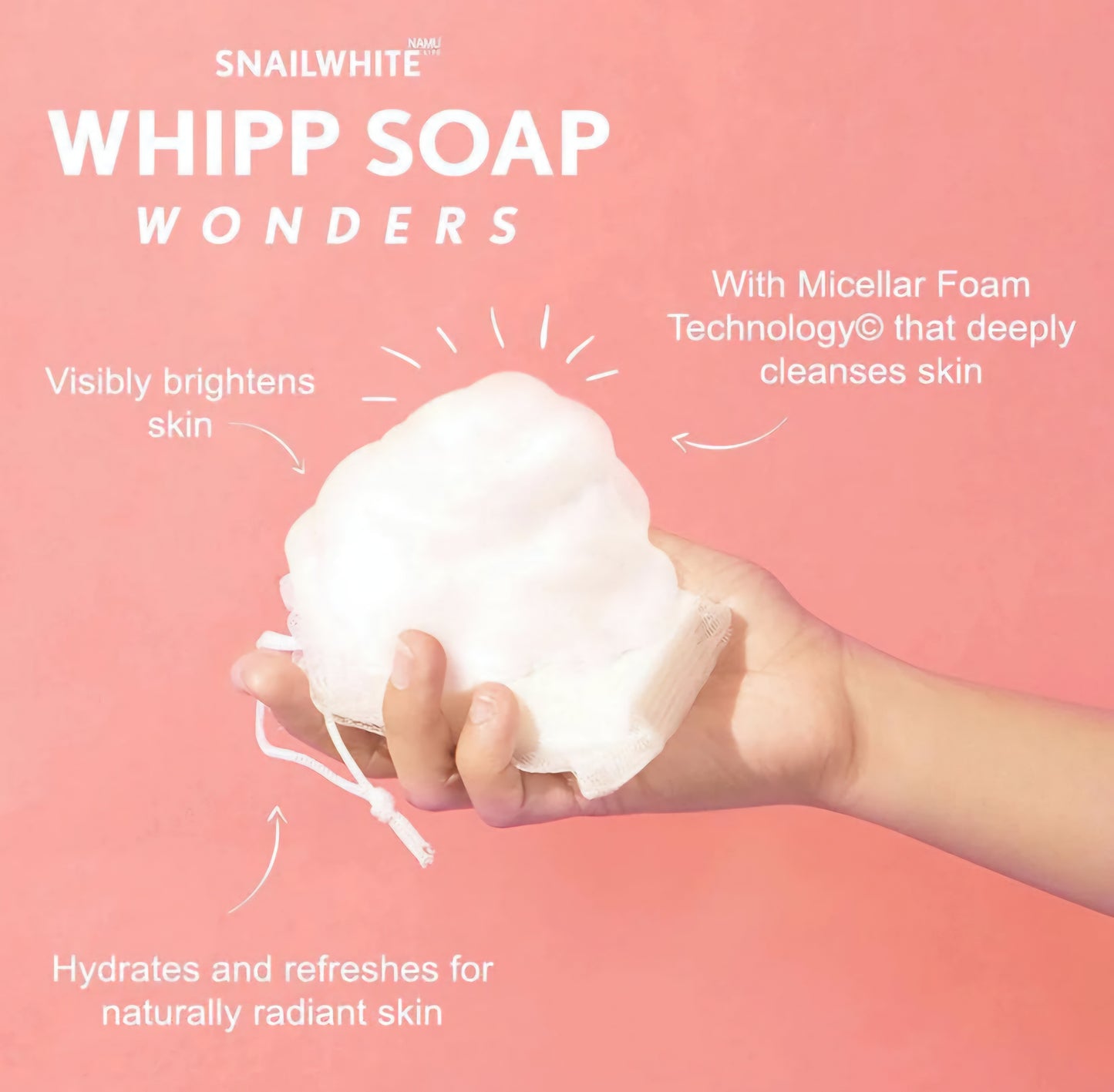 NAMU Life Snail White Whipp Soap