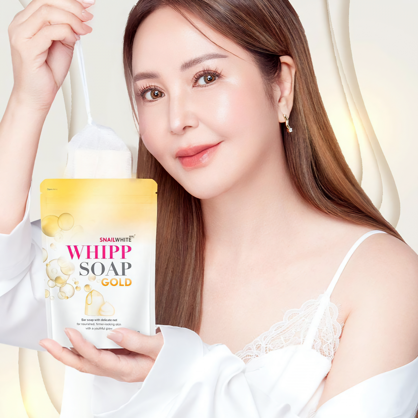NAMU Life Snail White GOLD Whipp Soap
