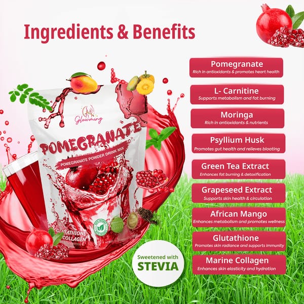 Glowming Pomegranate Powder Drink Mix