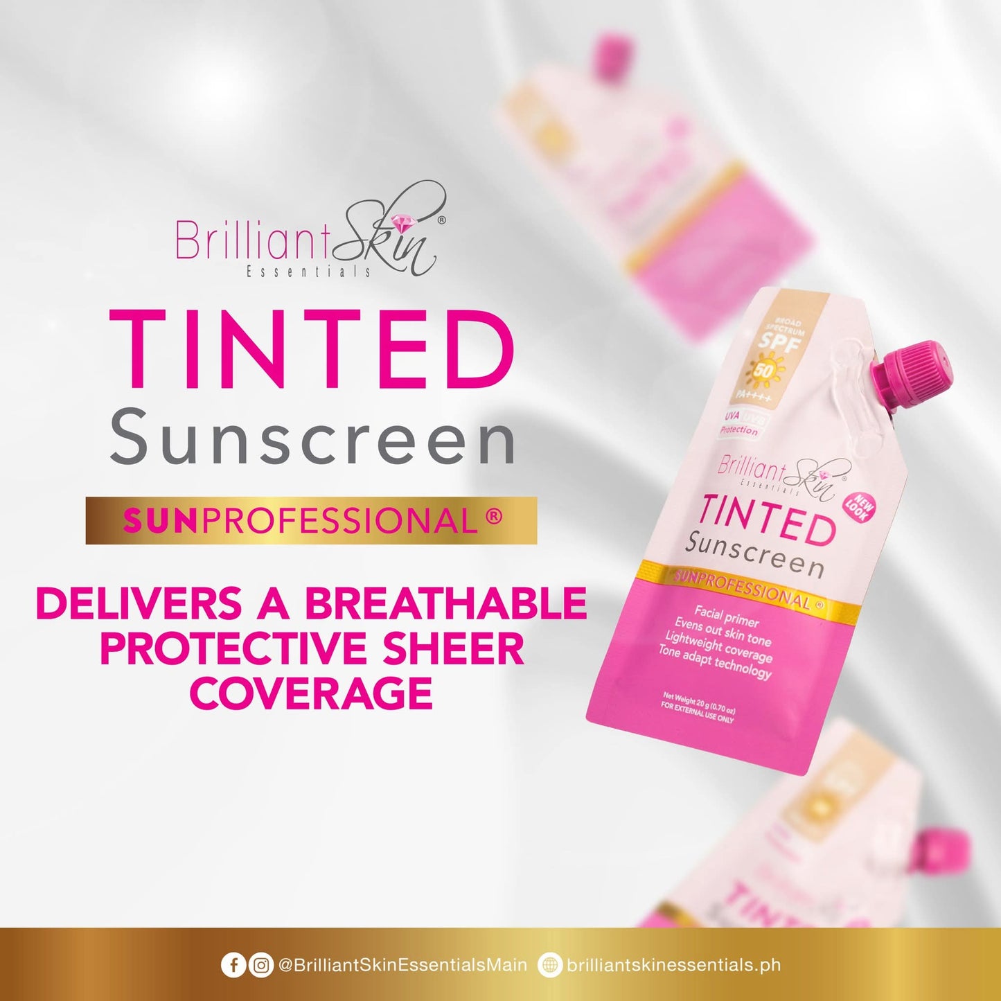 Brilliant Skin Tinted Sunscreen 20g (NEW and IMPROVED)