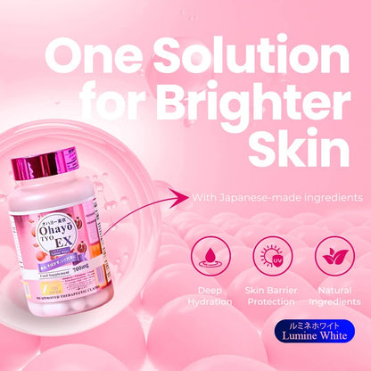 OHAYO TYO EX Lumine White Glutathione 700mg (60 Capsules)