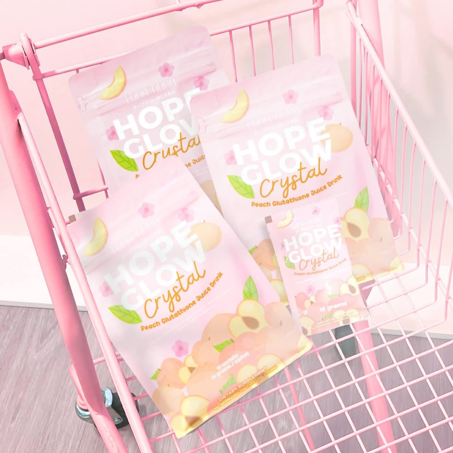 Hope Glow Crystal Peach Glutathione Drink