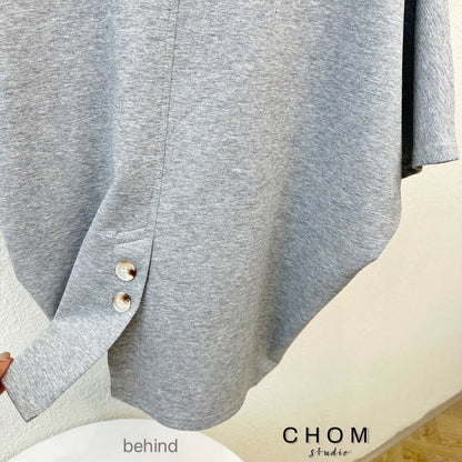 Korean Style Front Pleated Shirt