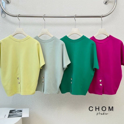 Korean Style Front Pleated Shirt