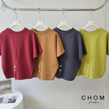 Korean Style Front Pleated Shirt