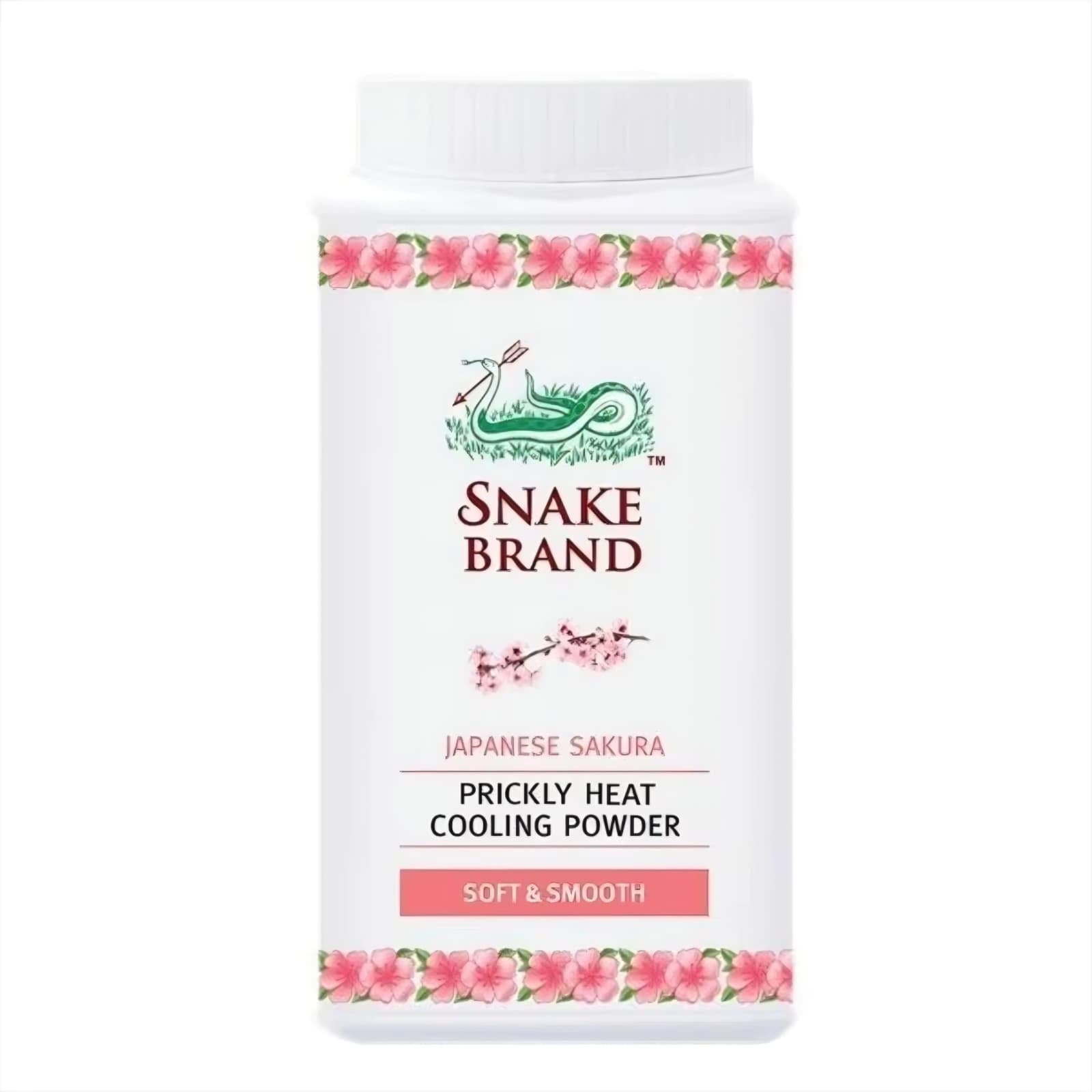 Snake Brand Prickly Heat Cooling Powder (Soft & Smooth) 50g