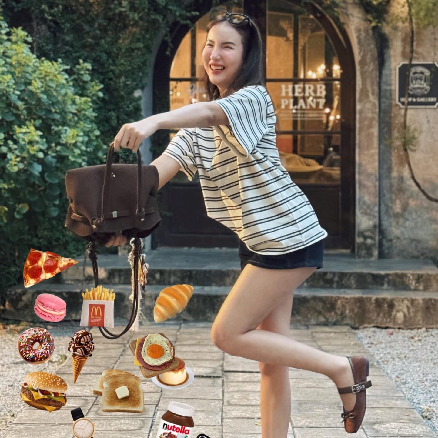 Lovii Suede PU - Taupe