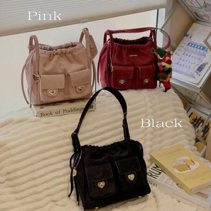 Kayla Suede PU - Black