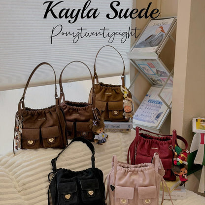 Kayla Suede PU - Black
