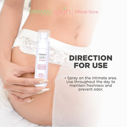 Organic Skin Japan Intensive Lightening Bikini White Intimate Spray 60ml