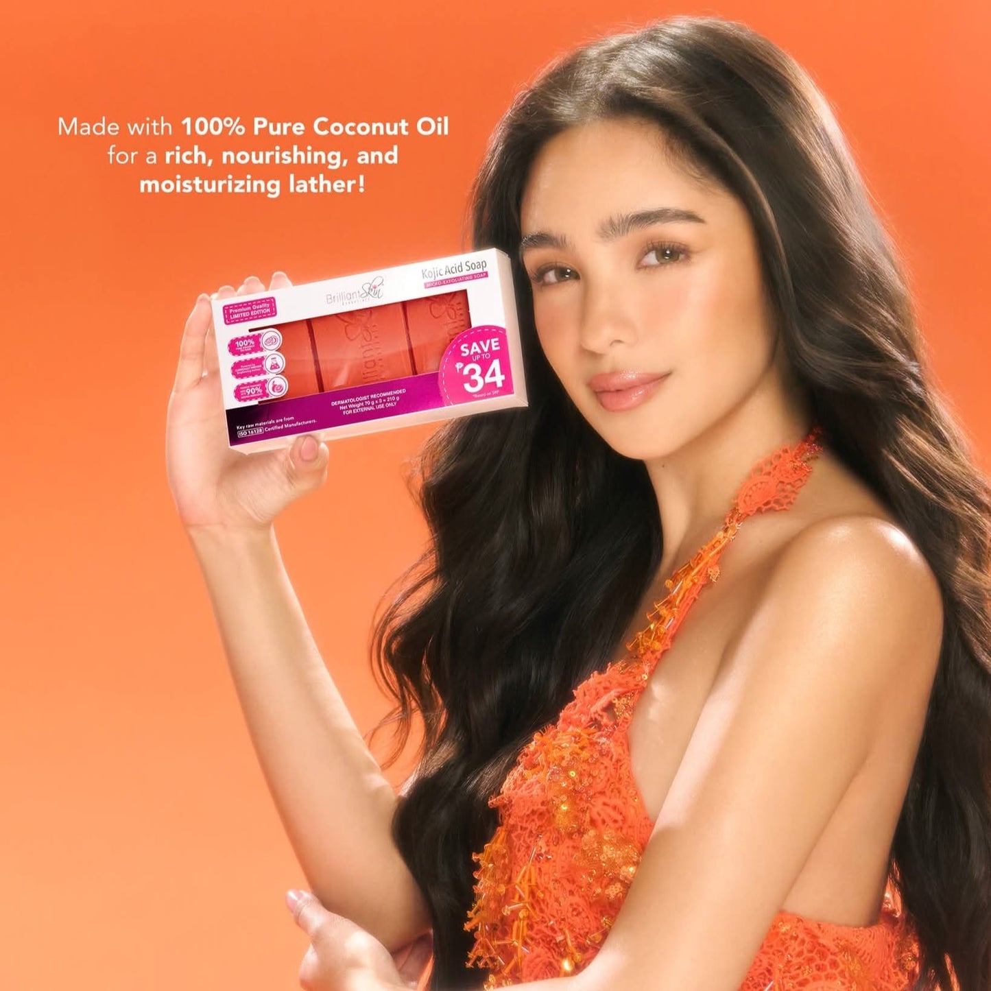 Brilliant Skin Essentials Kojic Acid Bar Soap (3 x 70g)