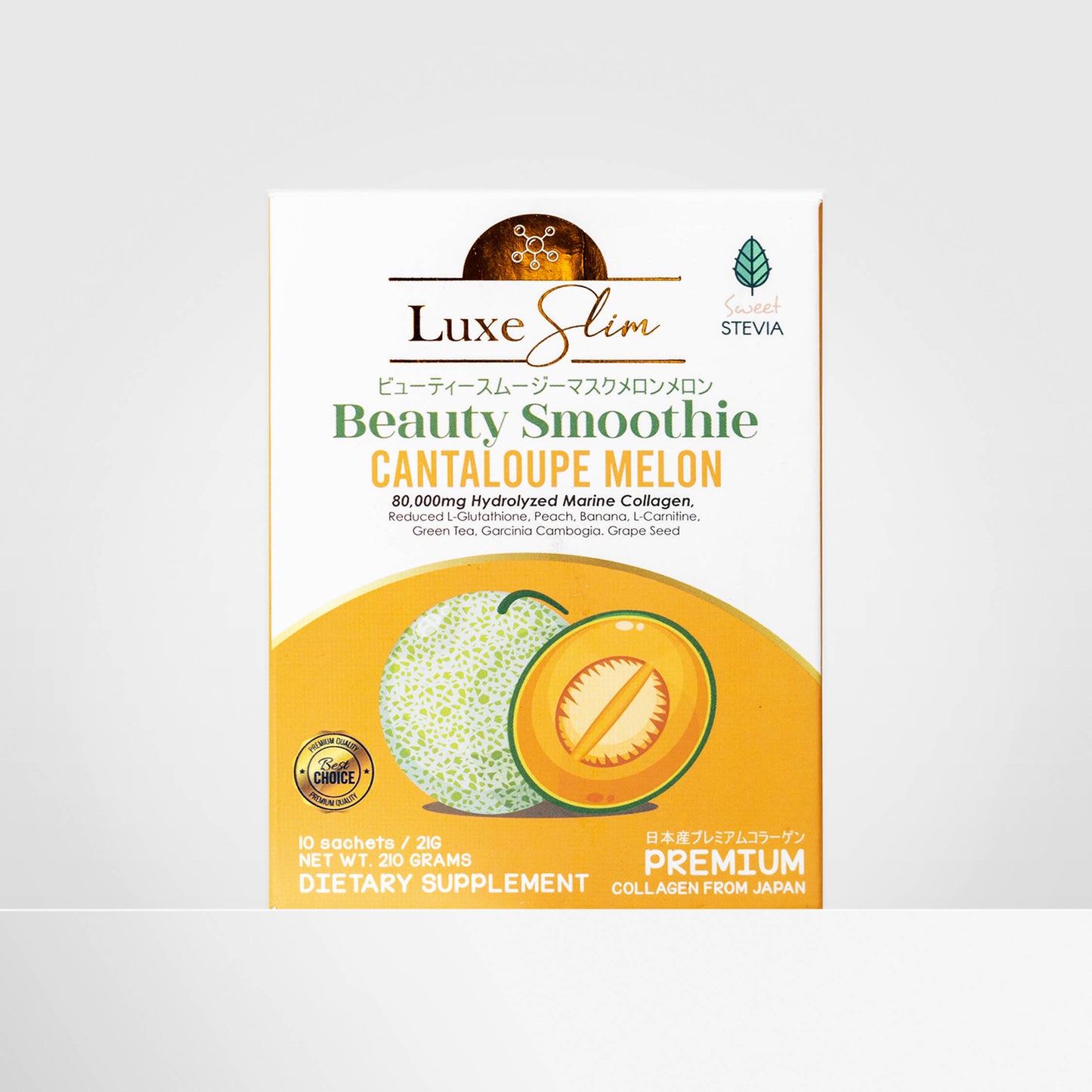 Luxe Slim Cantaloupe Melon Beauty Smoothie