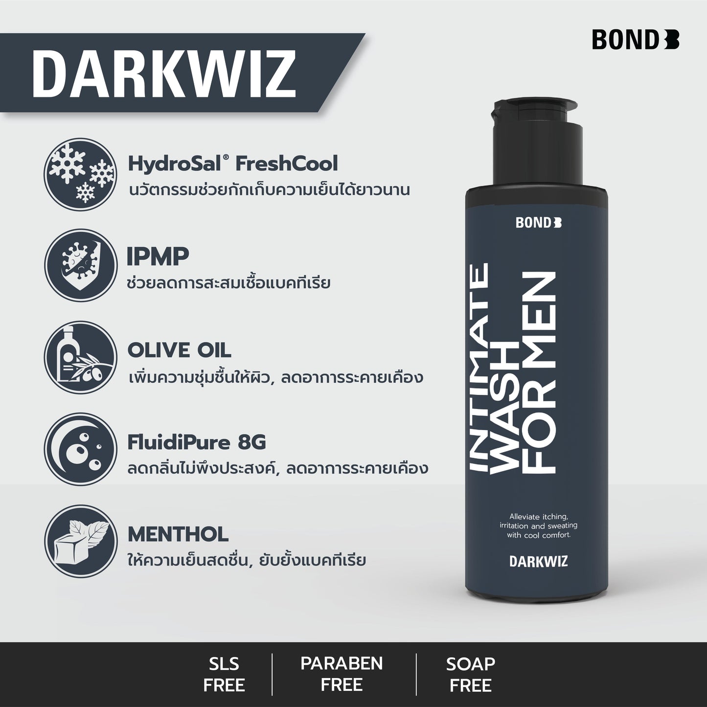 Bond Wash with Menthol (Darkwiz) - 45ml