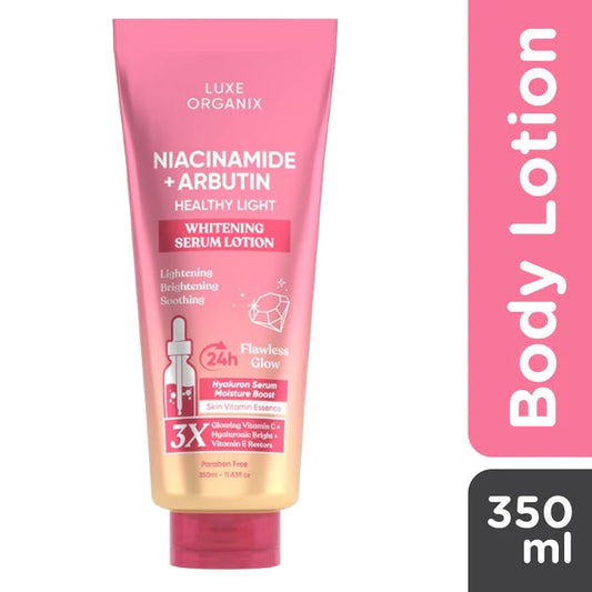 Luxe Organix Niacinamide + Alpha Arbutin Whitening Serum Lotion 350ml
