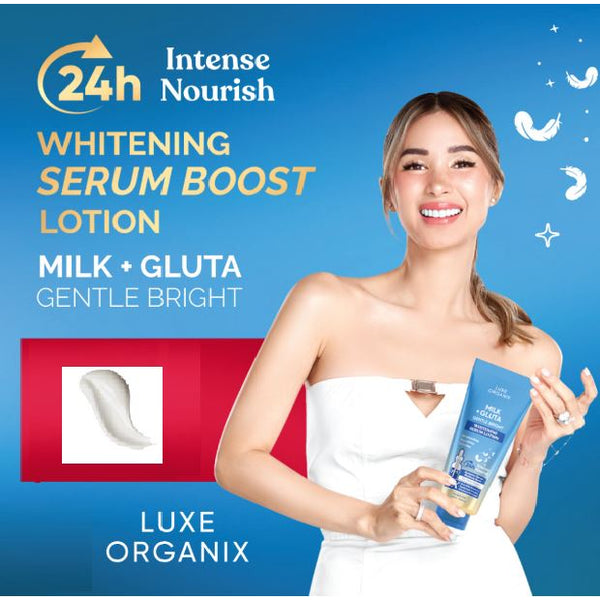 Luxe Organix Milk + Gluta Whitening Serum Lotion 350ml