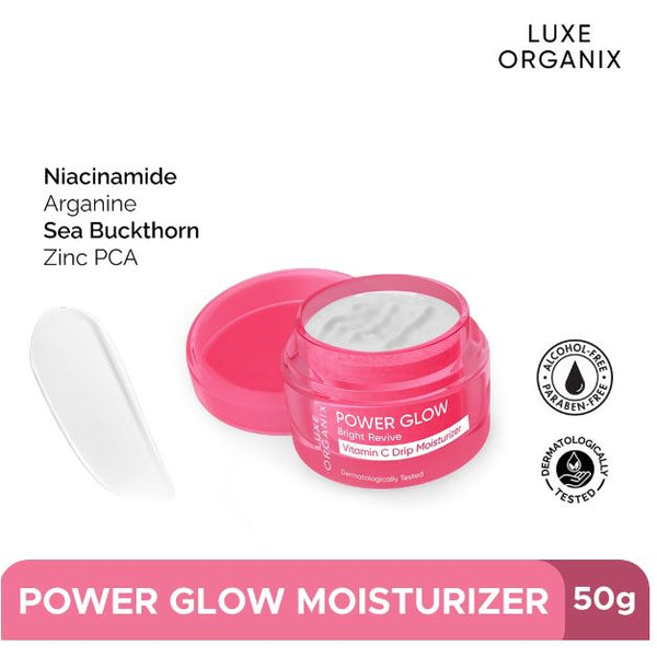 Luxe Organix Power Glow Bright Revive Vitamin C Drip Moisturizer 50g