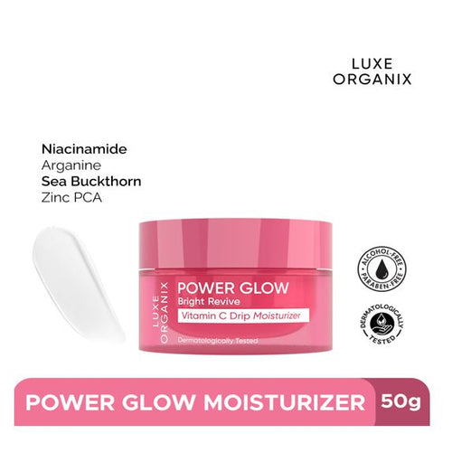 Luxe Organix Power Glow Bright Revive Vitamin C Drip Moisturizer 50g
