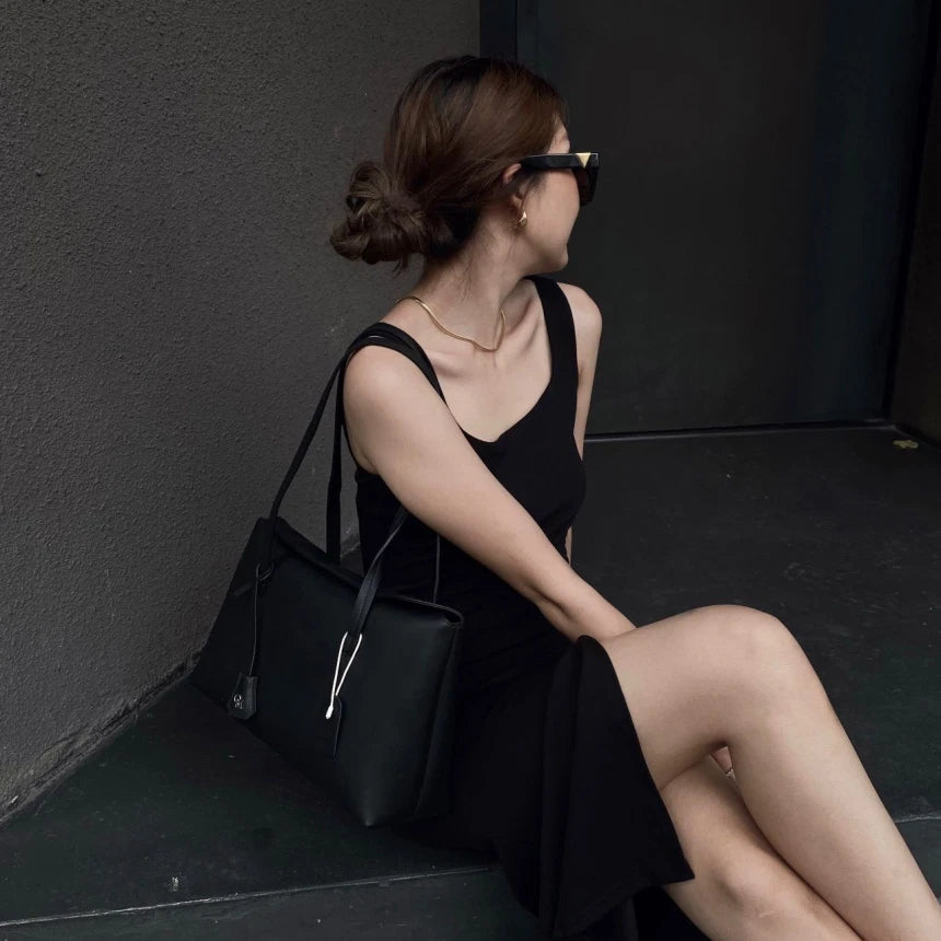 Niki (Genuine Leather) - Black